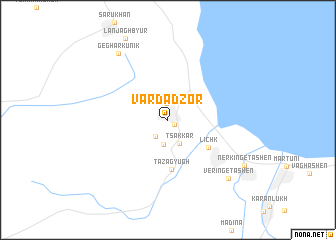 map of Vardadzor