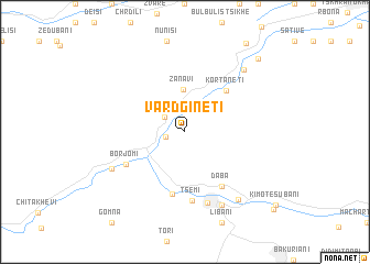 map of Vardgineti