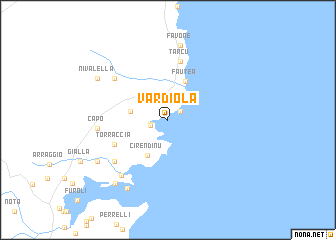 map of Vardiola