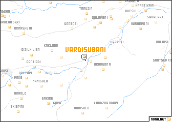 map of Vardisubani
