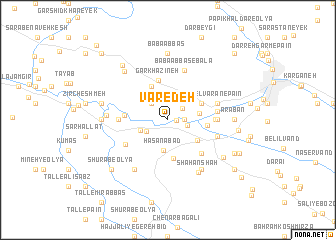 map of Varedeh