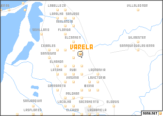 map of Varela