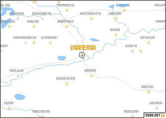 map of Varėna I
