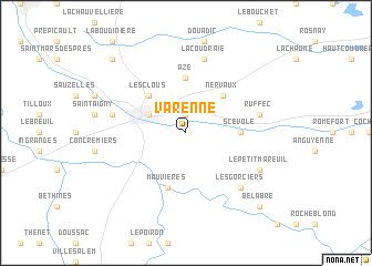 map of Varenne