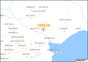 map of Varezh