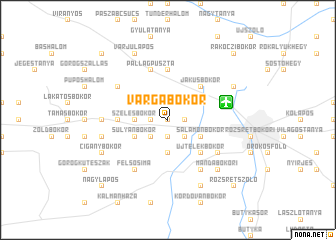 map of Vargabokor