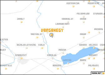 map of Vargahegy