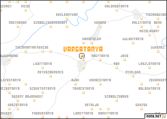 map of Vargatanya