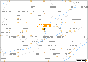 map of Vărgata