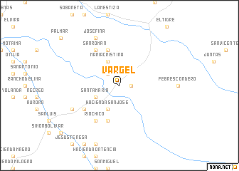 map of Vargel