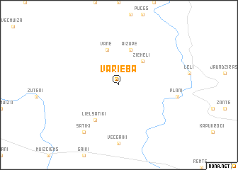 map of Varieba