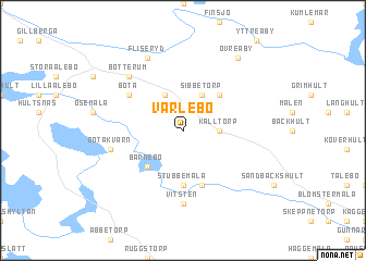map of Värlebo