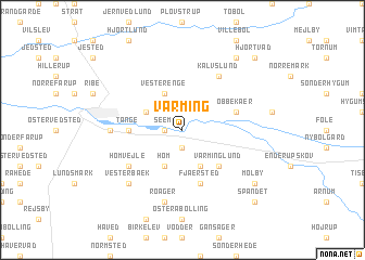 map of Varming
