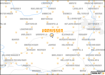 map of Varmissen