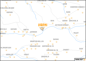 map of Vārmī