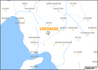 map of Várnakas
