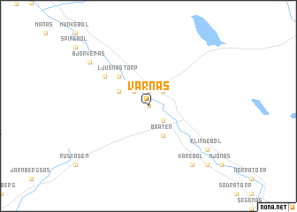 map of Värnäs