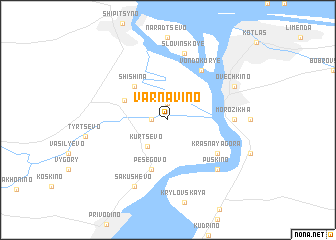 map of Varnavino