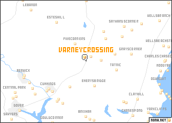 map of Varney Crossing