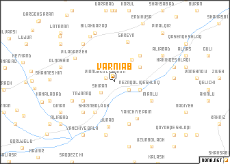 map of Varnīāb