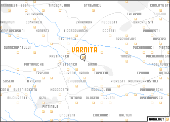 map of Varniţa