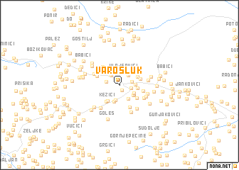 map of Varošluk