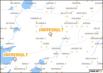 map of Värpeshult