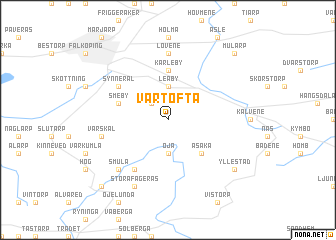 map of Vartofta