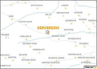 map of Varvarenki