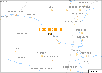 map of Varvarinka