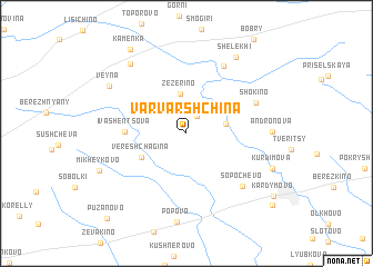 map of Varvarshchina