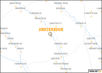 map of Varzerovka