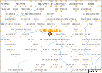 map of Varzielas