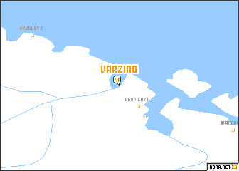 map of Varzino