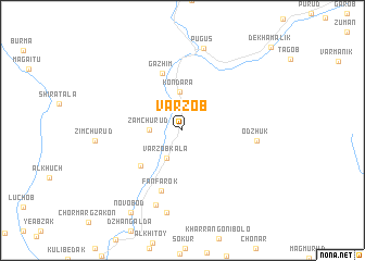 map of Varzob