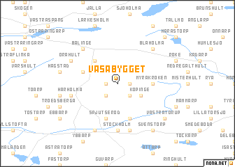 map of Vasabygget