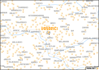 map of Vasarići