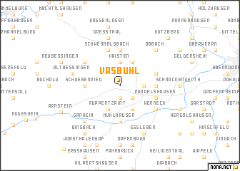 map of Vasbühl