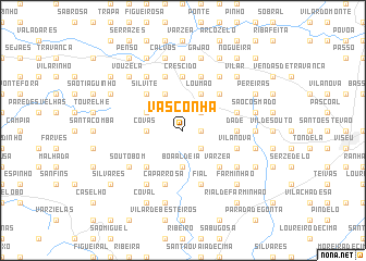 map of Vasconha