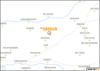 map of Vaseva