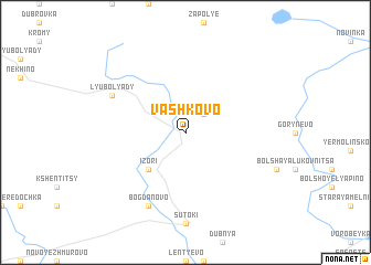 map of Vashkovo