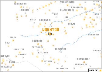 map of Vāshyār