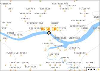 map of Vasilëvo