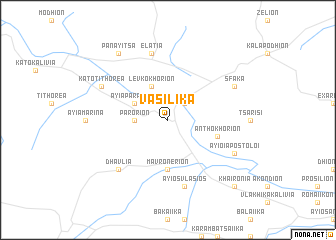 map of Vasiliká