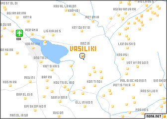 map of Vasilikí