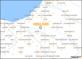 map of Vasilikón