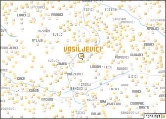 map of Vasiljevići