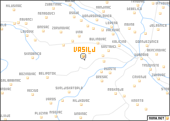 map of Vasilj