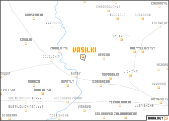 map of Vasilʼki