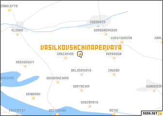 map of Vasilʼkovshchina Pervaya